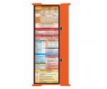 WhiteCoat Clipboard® Trifold - Orange Primary Care Edition